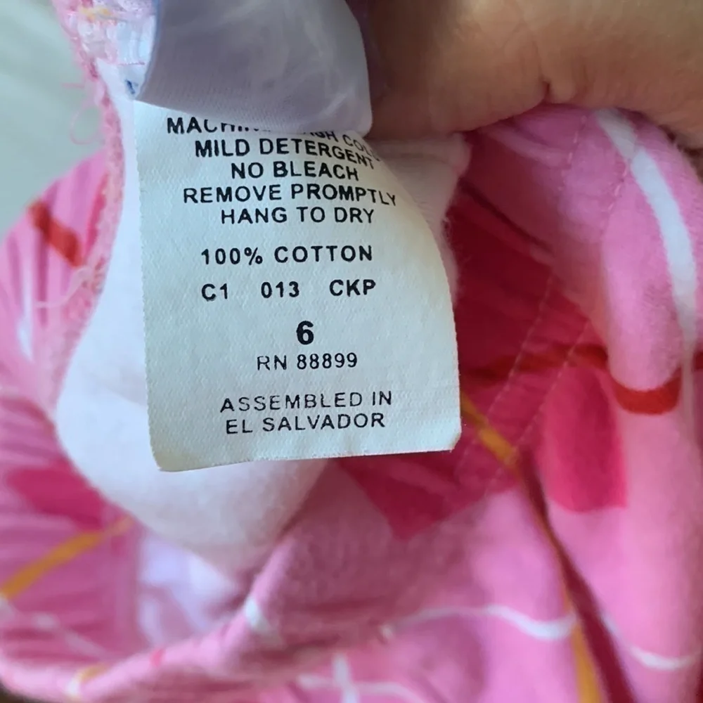 Kelly's Kids Pink Ballerina Ballet Shoe Applique Plaid Playset Small 5-6